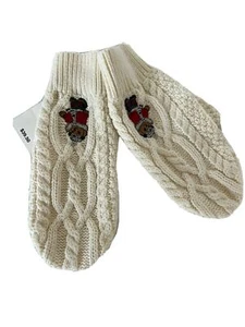 Polo Ralph Lauren Girl's Cotton Gloves Cream Size 7-16 NWT  - Picture 1 of 6