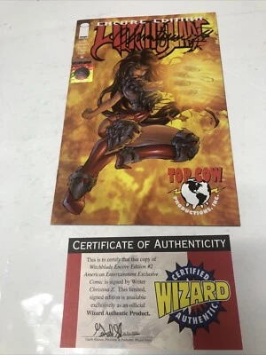 Witchblade # 2 (1997) Variant • Signed Christina Z. •Certificate Of Authenticity - Image 1 of 4