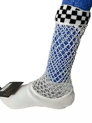 NUEVO CON ETIQUETAS VANS Calcetines de malla al tobillo blancos a cuadros para mujer talla EE. UU. 6,5-10 NUEVOS CON ETIQUETAS Foto 1 de 4