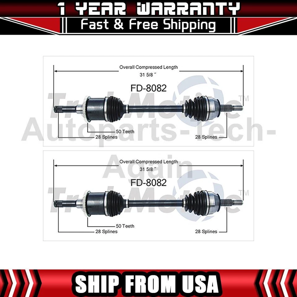 Eje trasero CV eje articulado para Ford Cougar 1990 1989-1997 Ford Thunderbird Foto 1 de 2