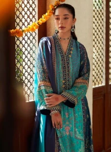 Pakistani Designer Ladies Luxury Farah Talib Aziz Stitched 2 Pc Suit Small - Picture 1 of 9