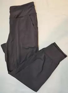 SOOTHFEEL Women's Jogger Leggings Pants XL Grey Pockets Activewear Work out NEW - Picture 1 of 7