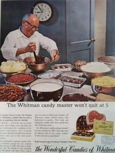 Whitman Candy Print Ad Original Vtg 1965 Leo Lochner Alaska Brinkley Riverboat - Picture 1 of 12