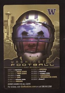 Washington Huskies--2007 Football Magnet Schedule