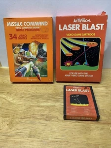 Atari 2600 New Old Stock Missile Command Sealed! Laser Blast Box Video Game Work - Picture 1 of 23
