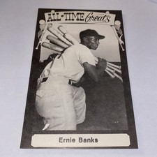 Ernie Banks Chicago Cubs 1975 All Time Greats TCMA Postcard