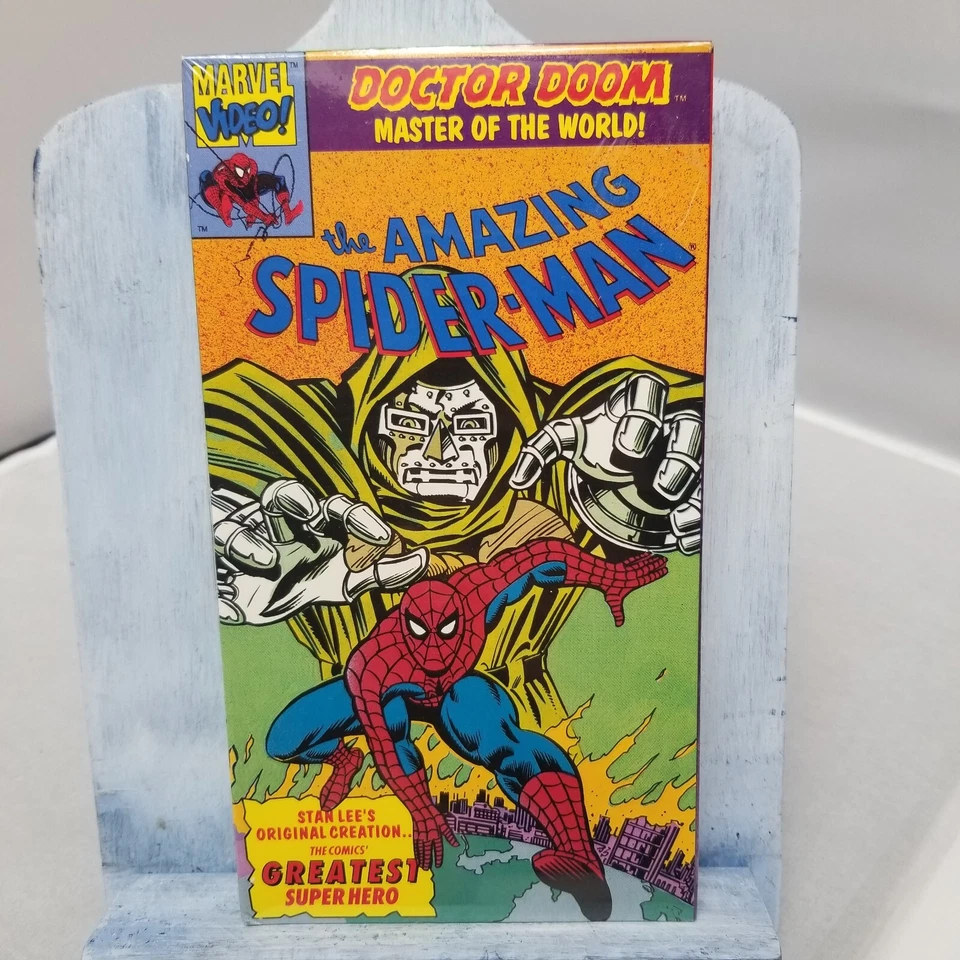 Amazing Spider-Man Dr. Doom Master of the World The Incredible Hulk VHS, 1991 - Image 1 of 4