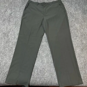 Ashworth Pants Mens 37 Blue Chino High Rise Traditional Slash Pockets - Picture 1 of 13