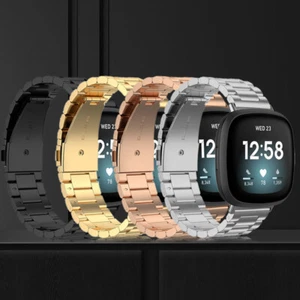 Für Fitbit Versa 3 Band klassisch Luxus Edelstahl Armband Uhrenband - Bild 1 von 27