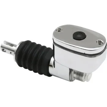 Drag Chrome Rear Brake Master Cylinder for Harley Dyna Fat Bob 08-17 - Image 1 of 4