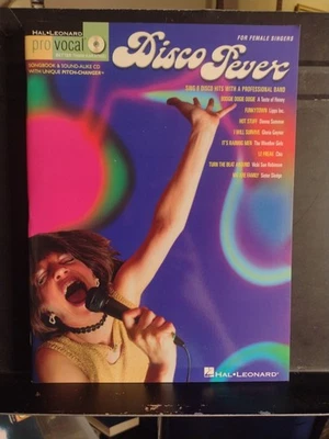 1970's Songbook Disco Fever: Pro Vocal Women Vol 6 W/CD Sealed In Book New!! - Image 1 of 4