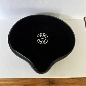Roc N Soc Nitro Drum Throne Replacement Seat Black Saddle Style Hydraulic Seat - Picture 1 of 5