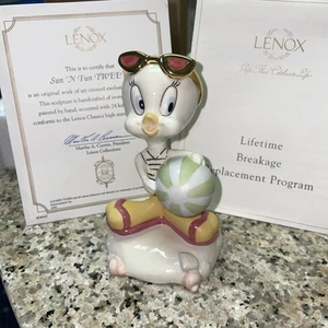 Lenox Tweety Bird Warner Bros SUN N FUN TWEETY Fine China 5” Figurine NIB+COA - Picture 1 of 1