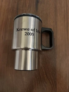 2005 Krewe Of Iris Travel Mug- Mardi Gras Krewe Favor - Picture 1 of 3