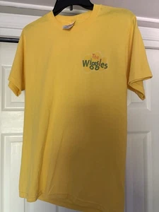 Vintage The Wiggles Yellow Logo T-Shirt - Picture 1 of 4