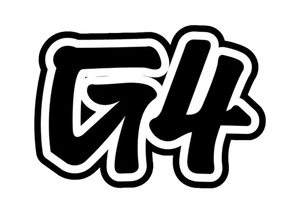 G4TV Logo Retro 90s 2000s Custom Vinyl Die Cut Sticker 3.5x2.5 - Picture 1 of 1