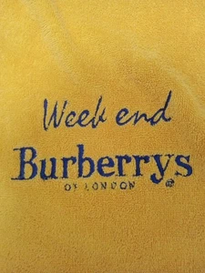 Authentisches Burberry von London Wochenende gelb Strand/Badetuch 50" x 35" klassisch - Bild 1 von 4