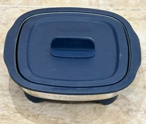 Tupperware MicroPro Grill Micro Pro Series Microwave Grilling Base & Lid Cooking - Picture 1 of 2