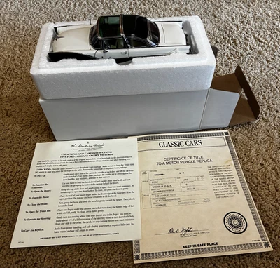 Ford Fairlane Crown Victoria 1955 escala 1/24 Danbury como nuevo: caja original, COT Foto 1 de 4