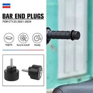 CNC Handlebar Grips Bar End Cap Plugs Slider For Honda CT125 Trail 125 2021-2024 - Picture 1 of 10