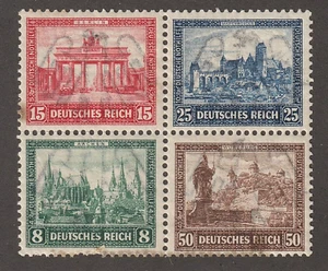 EDSROOM-14883 Germany B33 a-d 1930 Complete Block of 4 Berlin Phil Ex CV$330 - Picture 1 of 2