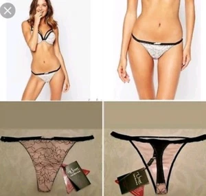 NEW Ultimo The One Deni Brazilian Thong String Sexy Knickers Rrp £25 - Picture 1 of 8