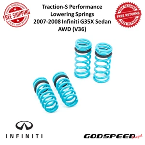 Godspeed Traction-S Performance Lowering Springs For 07-08 Infiniti G35X Sedan - Bild 1 von 6