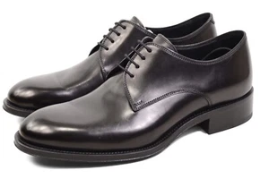 1250$ BRIONI scarpe con lacci Derby Made in Italy UK8/US9 uomo autentiche - Foto 1 di 11