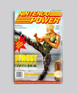 STREET FIGHTER 2 NINTENDO POWER - IMÁN NEVERA 2"x3" (juego revista nes retro) - Imagen 1 de 3