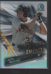 AUSTIN MEADOWS 2016 BOWMAN CHROME DRAFT FANTASY IMPACT CARD #BSI-AM - Picture 1 of 1