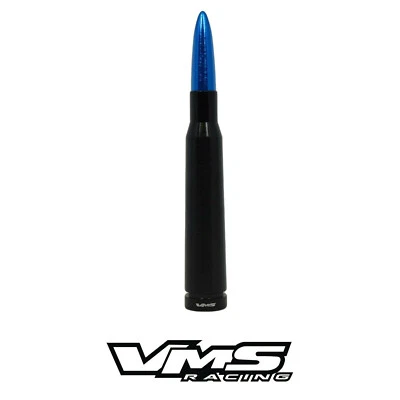 ANTENA BALA VMS RACING CNC 5" CALIBRE 50 PARA FORD MUSTANG 94-04 NEGRO AZUL Foto 1 de 4