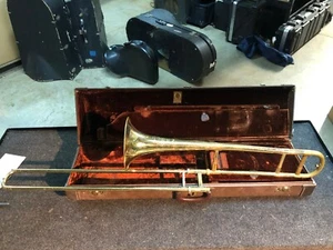 Early 60's Olds Ambassador Tenor Trombone Project, For Repair  with Case #PTB01 - Picture 1 of 9