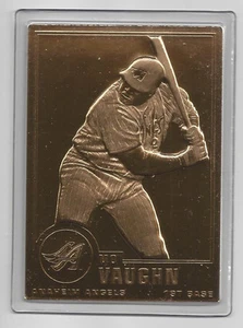Mo Vaughn 2000 Danbury Mint Sealed 22 kt Gold Card # 62 +1993 Colla Card - Picture 1 of 3