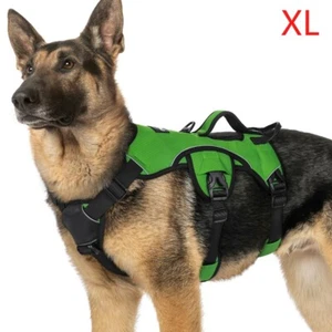 rabbitgoo Escape Proof Pet Dog Harness with Lift Handle Adjustable Vest Green XL - Picture 1 of 9
