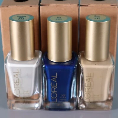 Lote de 3 esmaltes de uñas Loreal color uñas nuevos en caja #'s 215, 227, 233 Foto 1 de 3