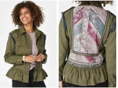 Chaqueta Letterman Matilda Jane - Green Moments With You talla XS para mujer nueva con etiquetas Foto 1 de 4