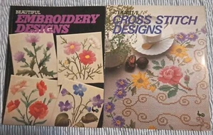 2 Ondori Books Beautiful Embroidery Attractive Cross Stitch Designs Needlework - Imagen 1 de 11