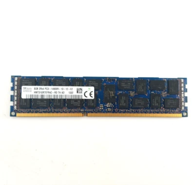 8GB RDIMM 2Rx4 PC3-14900R DDR3 1866MHz CL13 ECC 240 Pin Memory - 712382-571 - Image 1 of 2