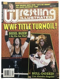 Pro Wrestling illustriertes PWI Magazin April 1995 - farbiges Poster - ECW SABU - Bild 1 von 3