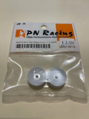 PN Racing Mini-Z Racer  MA0110F15 Mini-z Aero Dish Wheels (Front +1.5 Offset) - Image 1 of 2