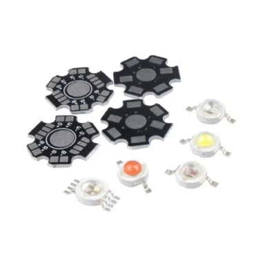 Chip led 5x 1w 3w varie colorazioni alta luminosità 600mA 3V 3.6V  - Immagine 1 di 3