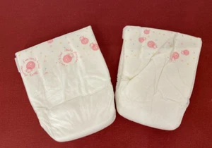 Zapf Creation ❤ Baby Annabell ❤ Baby Doll Diaper / Nappy Accessory x2 #1 - Picture 1 of 6