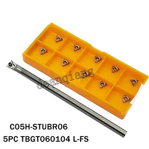 C05H-STUBR06 Solid Tungsten steel Anti-shocking holder+TBGT060104L Ceramic inset - Picture 1 of 9