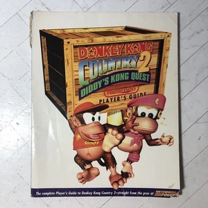 Donkey Kong Country 2 Diddy's Kong Quest Guía Oficial del Jugador De Colección - Imagen 1 de 15