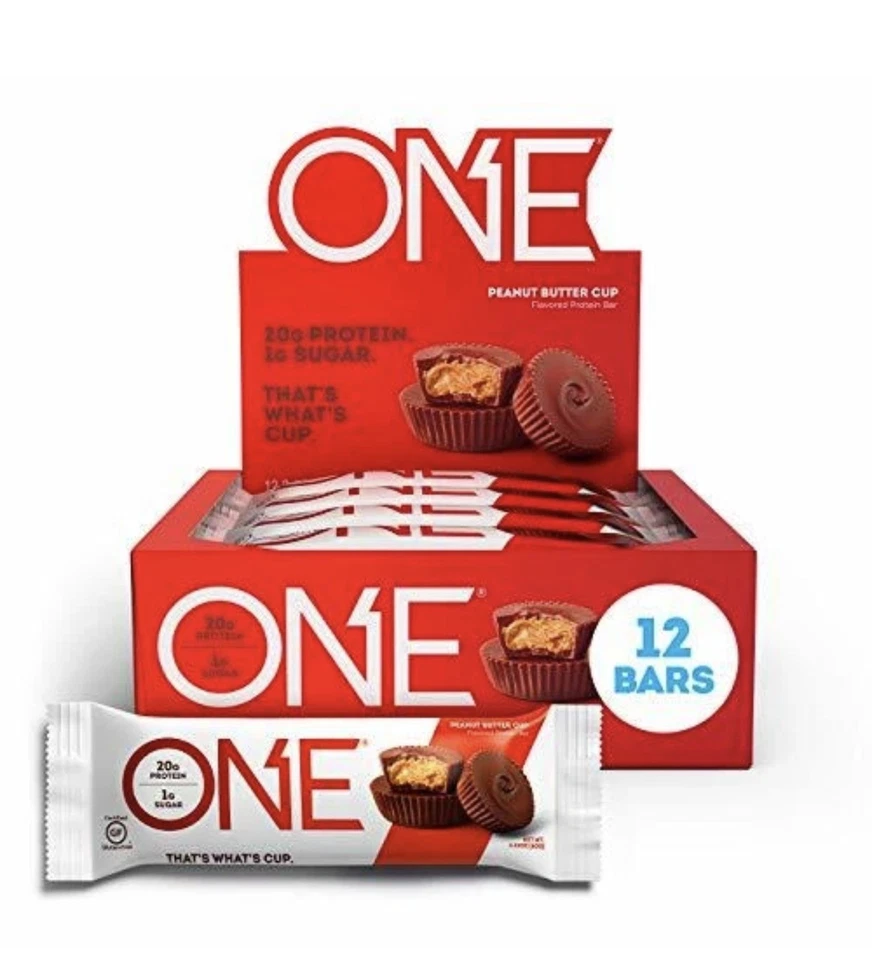UNA Barras de Proteína, Taza de Mantequilla de Maní 2.12 OZ (Paquete de 12) Foto 1 de 1