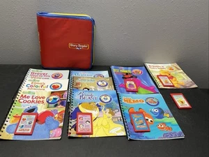 Disney Story Reader Books and Cartridge , Sesame Street, & BARNEY BUNDLE W/CASE - Picture 1 of 8