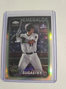 2024 Topps Pro Debut Chrome Refractor, Adrian Sugastey Baseball Card, #23/99 - Picture 1 of 3
