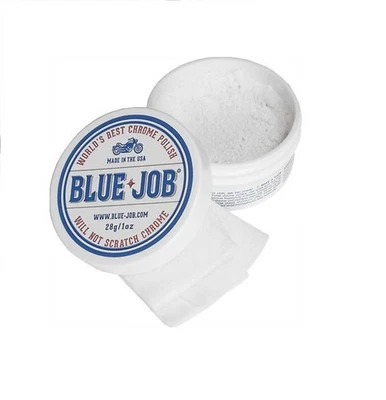 Blue Job Chrome Polished Cleaner Removes Auto Bluishing Exhaust Pipe » - Image 1 of 4