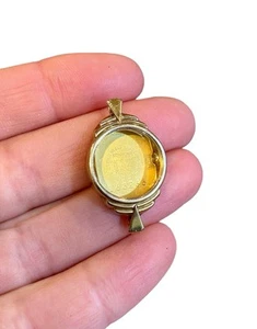 14k Solid Yellow Gold Vintage Elgin Watch CASE ONLY 1 Inch 3.84 Grams - Imagen 1 de 12