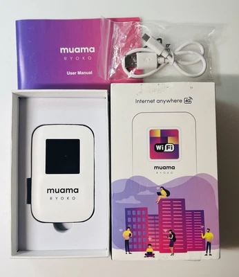 Muama Ryoko 4G-LTE Mobile Broadband Portable Wireless WiFi Router - Image 1 of 4